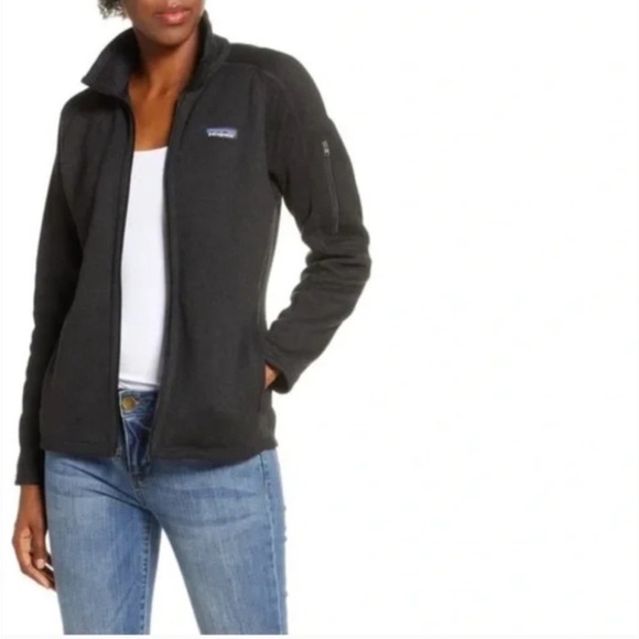 Patagonia Sweaters - Patagonia full zip women's better sweater XSmall black dark charcoal grey gray